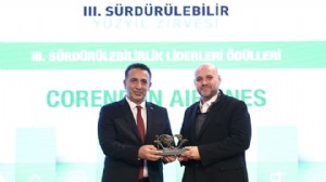 CORENDON’A SÜRDÜRÜLEBİLİRLİK ÖDÜLÜ