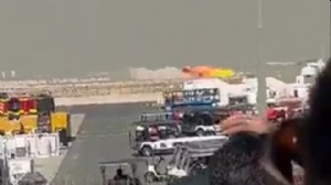 DUBAI AIR SHOW’DA KAZA! BİR ANDA YERE ÇAKILDI!