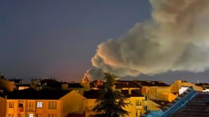 ESKİŞEHİR TEI FABRİKASINDA YANGIN