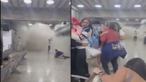 HAVALİMANINDA DEPREM ANI!