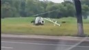 HELİKOPTER KAZA YAPINCA…