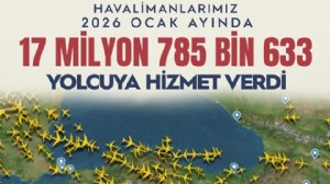 OCAK’TA 18 MİLYONA YAKIN YOLCUYA HİZMET