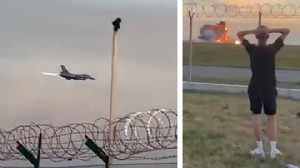 POLONYA'DA F-16 SAVAŞ UÇAĞI DÜŞTÜ