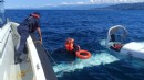 RİZE AÇIKLARINA DENİZE ACİL İNİŞ YAPTI