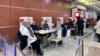 SABİHA GÖKÇEN’DE OY VERME İŞLEMİ