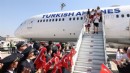 ŞAMPİYONLARA COŞKULU KARŞILAMA