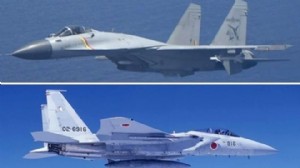 SAVAŞ UÇAKLARI BİRBİRİNE KİLİTLENDİ