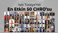 TÜRKİYE’NİN EN ETKİN 50 CHRO’SU BELLİ OLDU