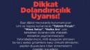 TUSAŞ’TAN DOLANDIRICILIK UYARISI!