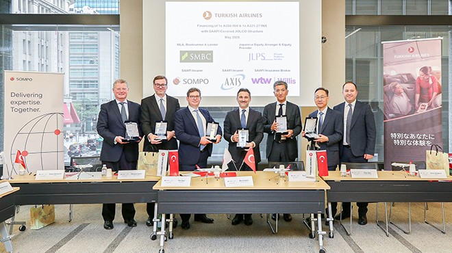THY YENİ UÇAKLARI SOMPO AXIS’LE FİNANSE ETTİ