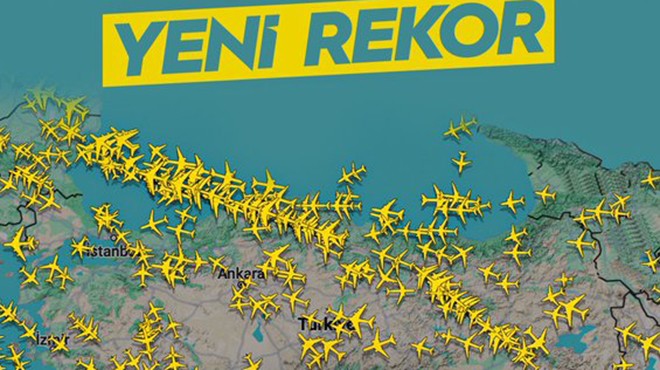 TÜRK HAVA SAHASINDA REKOR