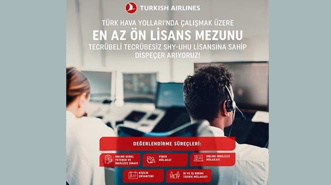 TÜRK HAVA YOLLARI DİSPEÇER ARIYOR