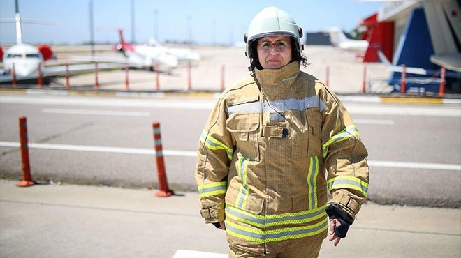 TÜRKİYE’NİN İLK KADIN İTFAİYE ŞOFÖRÜ ÇEYREK ASIRDIR GÖREVDE