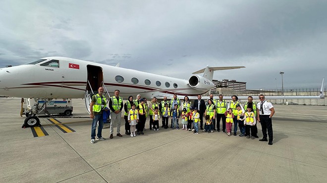 VATANJET HAVACILIK ÇOCUKLARI AĞIRLADI